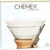 Chemex Unfolded Circles Paper Filters For 6, 8 And 10 Cup Coffee Maker, 100 Pcs