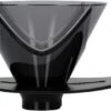 Hario V60 One Pour Dripper Mugen Size 02, Black Plastic