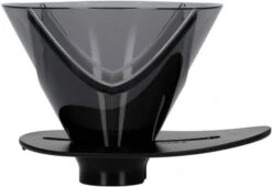 Hario V60 One Pour Dripper Mugen Size 02, Black Plastic