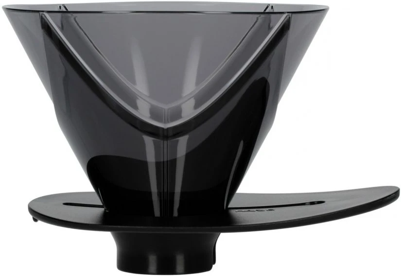 Hario V60 One Pour Dripper Mugen Size 02, Black Plastic 1 Hario V60 One Pour Dripper Mugen Size 02, Black Plastic