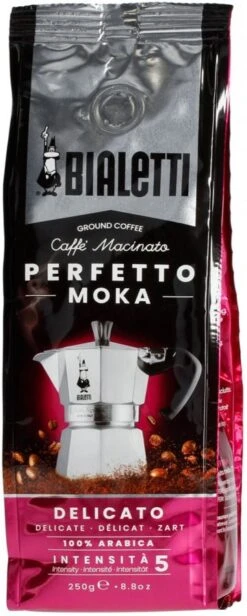Bialetti Perfetto Moka Delicato Ground Coffee 250 G