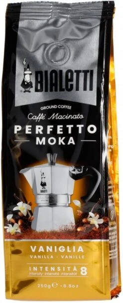 Bialetti Perfetto Moka Vaniglia Ground Coffee 250 G