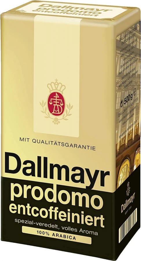 Dallmayr Prodomo Decaffeinated Coffee 500 G Ground 1 Dallmayr Prodomo Decaffeinated Coffee 500 G Ground