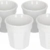 Bialetti White Ceramic Espresso Cups 90 Ml, 6 Pcs