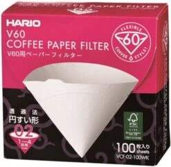 Hario V60 Size 02 Coffee Paper Filters Box