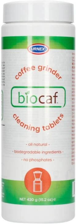 Urnex Biocaf Coffee Grinder Cleaning Tablets 430 G