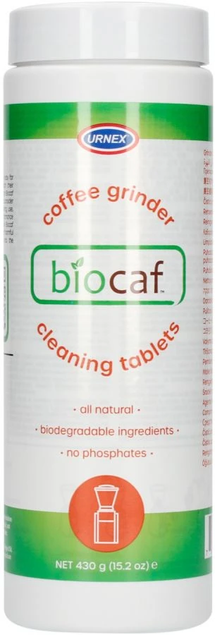 Urnex Biocaf Coffee Grinder Cleaning Tablets 430 G 1 Urnex Biocaf Coffee Grinder Cleaning Tablets 430 G