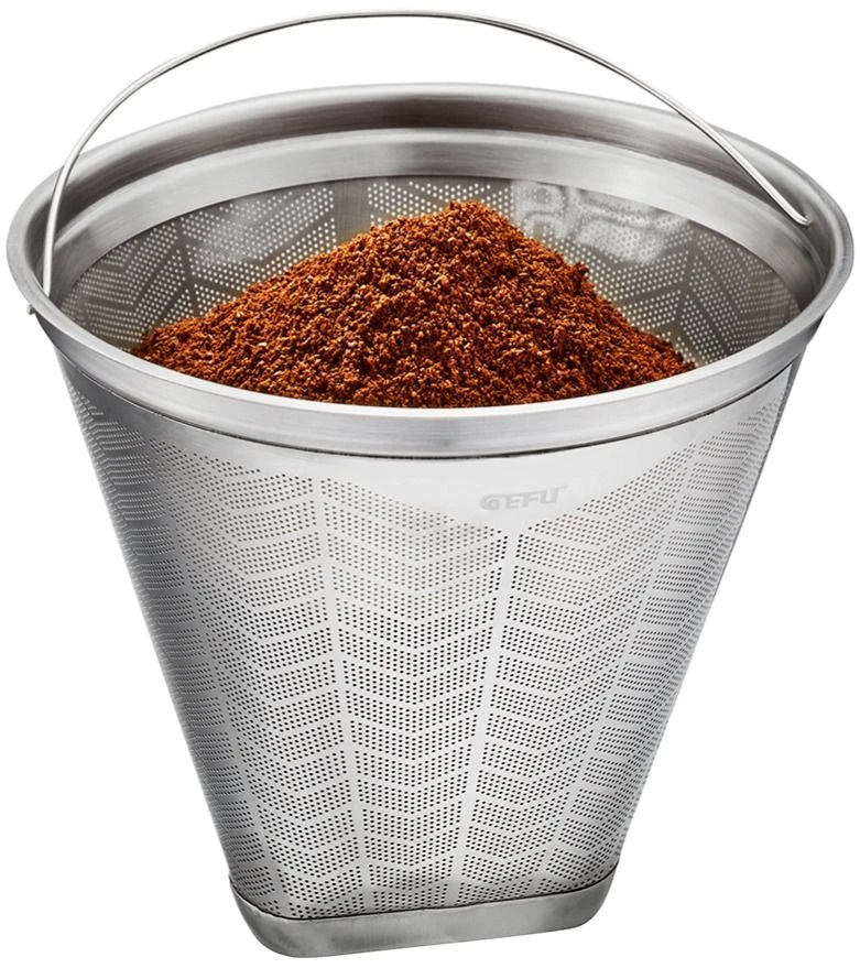 Gefu Flavo Reusable Steel Coffee Filter, Size 04 1 Gefu Flavo Reusable Steel Coffee Filter, Size 04