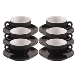 IPA Milano Cappuccino Cup 180 Ml, Black & White