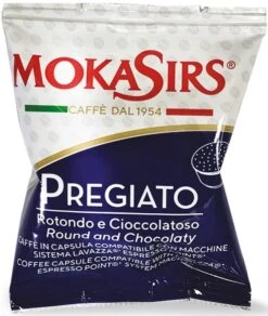 MokaSirs Pregiato Lavazza Espresso Point Capsules 100 Pcs