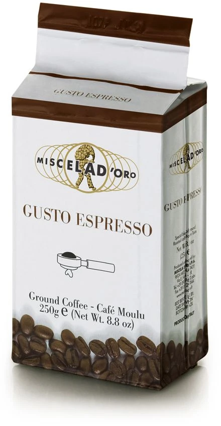 Miscela D'Oro Gusto Espresso 250 G Ground Coffee 1 Miscela D'Oro Gusto Espresso 250 G Ground Coffee