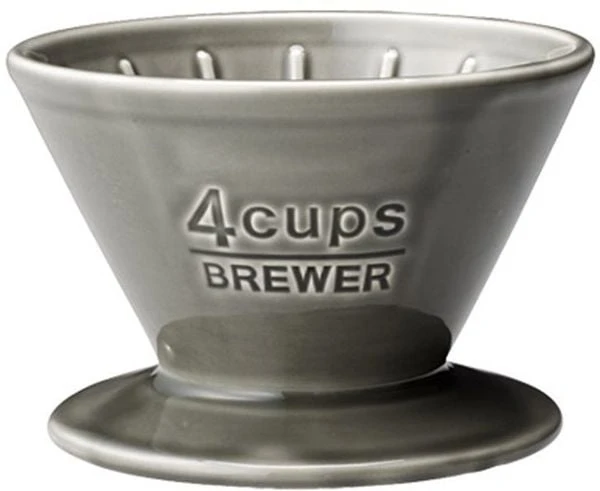 Kinto SCS Brewer Ceramic Coffee Dripper 4 Cups 1 Kinto SCS Brewer Ceramic Coffee Dripper 4 Cups