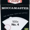 Moccamaster Paper Filter No 4, 100 Pcs