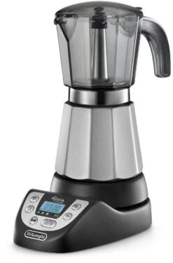 DeLonghi EMKP 63.B Alicia Plus Electric Stovetop Espresso Maker, 3 & 6 Cups