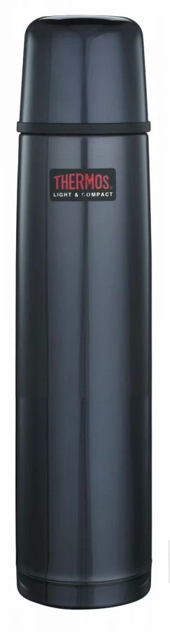 Thermos FBB 1000 Ml Vacuum Insulated Bottle, Midnight Blue