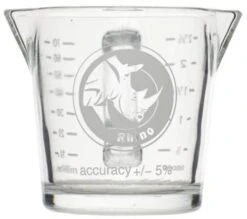 Rhinowares Double Shot Glass With Handle 70 Ml