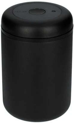 Fellow Atmos Vacuum Canister For Coffee Beans, Matte Black Steel