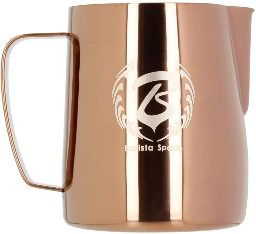 Barista Space Milk Pitcher, Rose Gold 1 Barista Space Milk Pitcher, Rose Gold