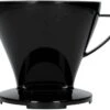 Melitta Pour Over Plastic Coffee Filter 1x4, Black