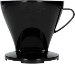 Melitta Pour Over Plastic Coffee Filter 1x4, Black