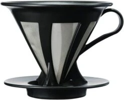 Hario Cafeor Coffee Dripper 02, Black