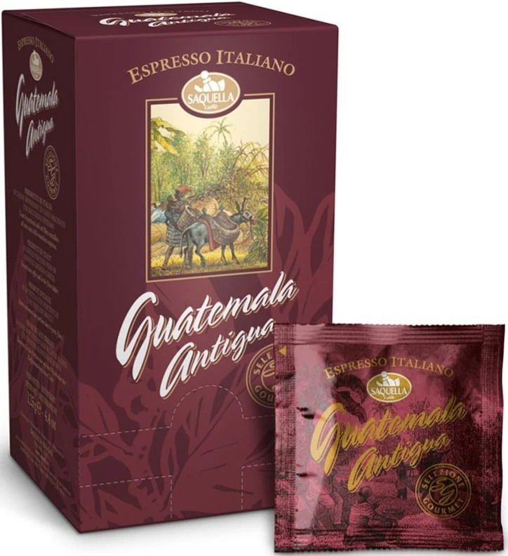 Saquella Guatemala Antigua Espresso Pods 18 Pcs 1 Saquella Guatemala Antigua Espresso Pods 18 Pcs