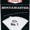Moccamaster Cup-One Paper Filter No. 1, 80 Pcs