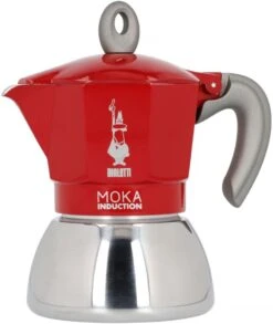 Bialetti Moka Induction Red Stovetop Espresso Maker
