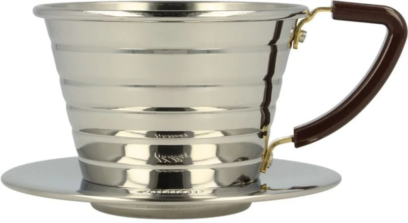 Kalita Wave #155 Stainless Steel Dripper 1 Kalita Wave #155 Stainless Steel Dripper