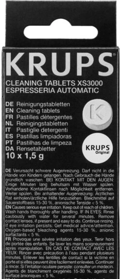 Krups XS3000 Cleaning Tablets 10 Pcs