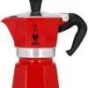 Bialetti Moka Express Stovetop Espresso Maker, Red