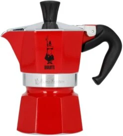 Bialetti Moka Express Stovetop Espresso Maker, Red
