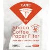 CAFEC ABACA Cone-Shaped Filter Paper 1 Cup, White 100 Pcs