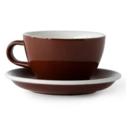 Acme Large Latte Cup 280 Ml + Saucer 15 Cm