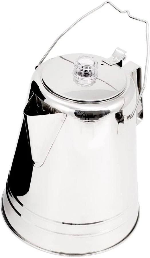 GSI Outdoors Glacier Stainless Coffee Percolator 1 GSI Outdoors Glacier Stainless Coffee Percolator