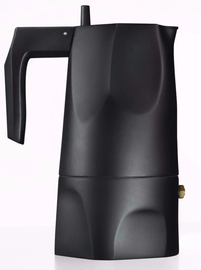 Alessi Ossidiana MT18 3 Cups Espresso Coffee Maker Black 3 Alessi Ossidiana MT18 3 Cups Espresso Coffee Maker Black - Image 3