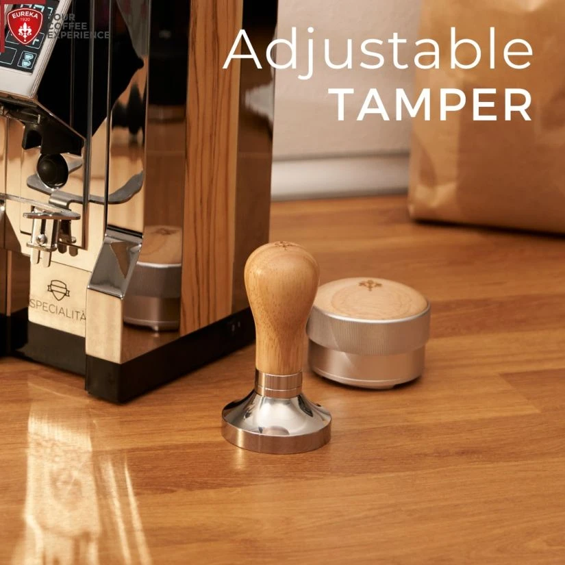Eureka Adjustable Tamper 58 Mm, Natural Oak 2 Eureka Adjustable Tamper 58 Mm, Natural Oak - Image 2