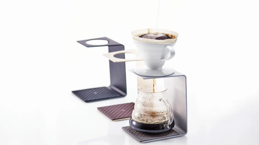Hario V60 Aluminium Single Stand, Gold 3 Hario V60 Aluminium Single Stand, Gold - Image 3