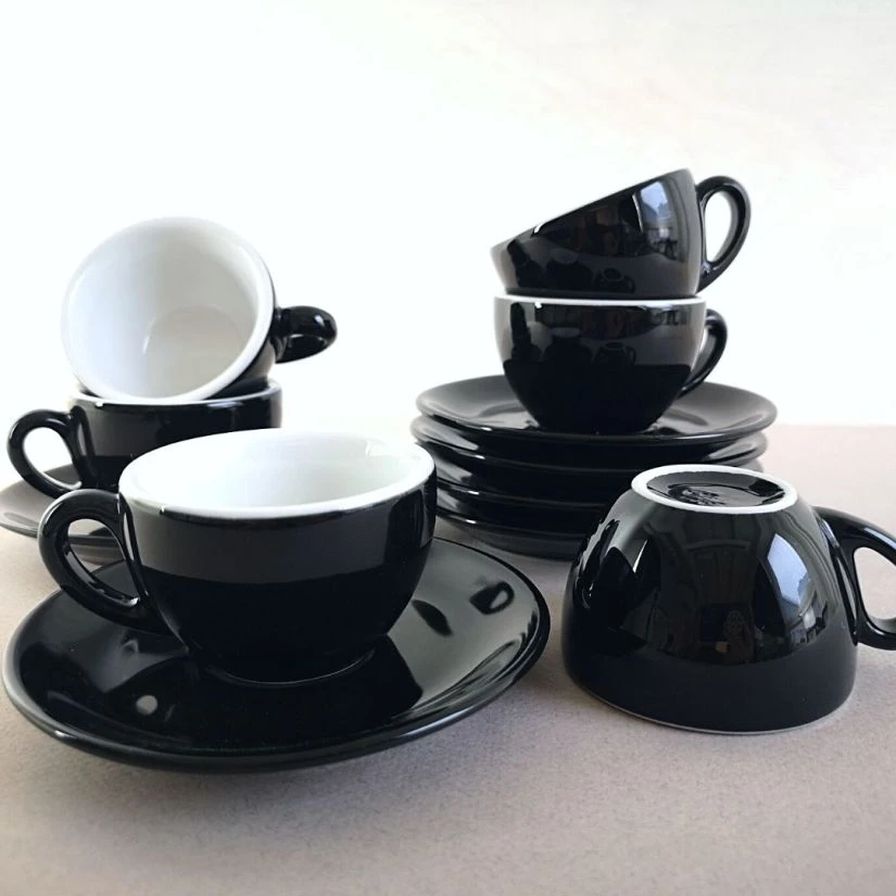 IPA Milano Espresso Cup 60 Ml, Black & White 2 IPA Milano Espresso Cup 60 Ml, Black & White - Image 2