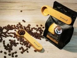 JoeFrex Wooden Coffee Measure With Clip 7 G -Coffee Related Products joefrex wooden coffee measuring spoon 7978