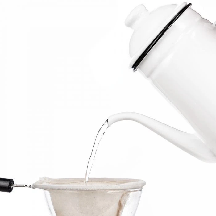 Kalita Enamel Pot Kettle 1.0 L 2 Kalita Enamel Pot Kettle 1.0 L - Image 2