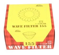 Kalita Wave #155 White Filter Papers 50 Pcs 6 Kalita Wave #155 White Filter Papers 50 Pcs -Coffee Related Products kalita wave filter 155 brown 3273