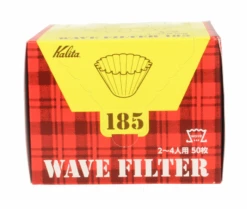 Kalita Wave #185 White Filter Papers 50 Pcs -Coffee Related Products kalita wave filter 185 brown 3276