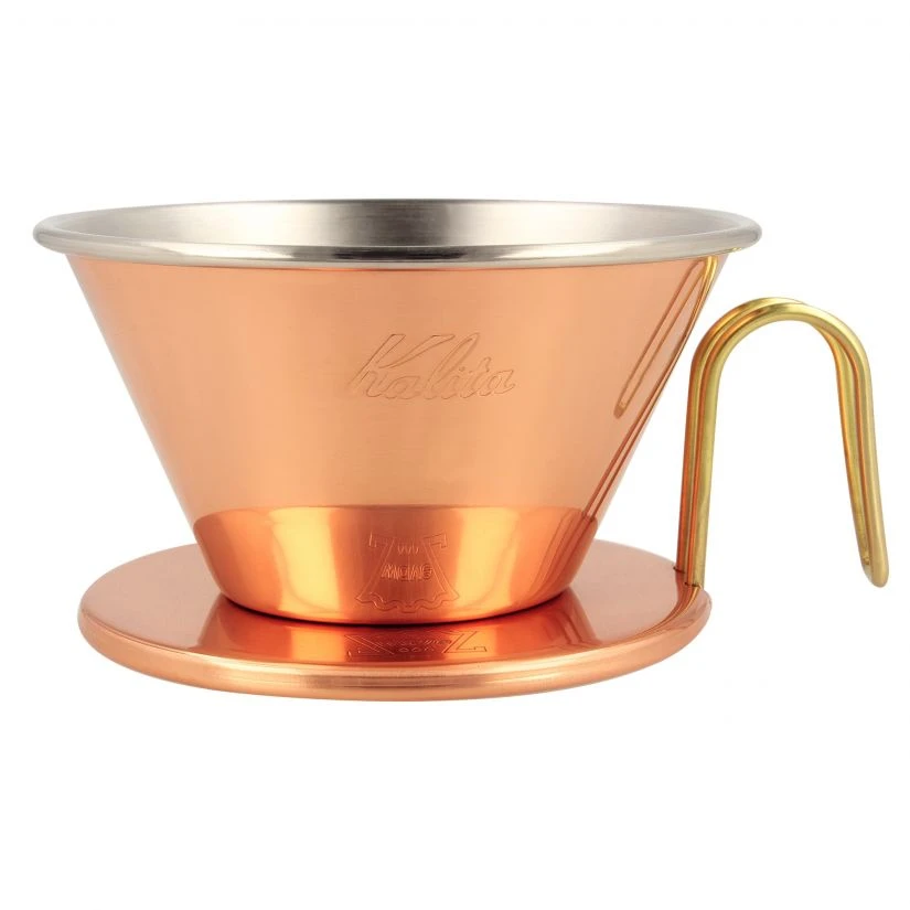 Kalita Copper Wave Dripper WDC-185 2 Kalita Copper Wave Dripper WDC-185 - Image 2