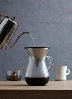 Kinto SCS Coffee Carafe Set With Stainless Steel Filter 2 Cups -Coffee Related Products kinto coffee carafe set 622