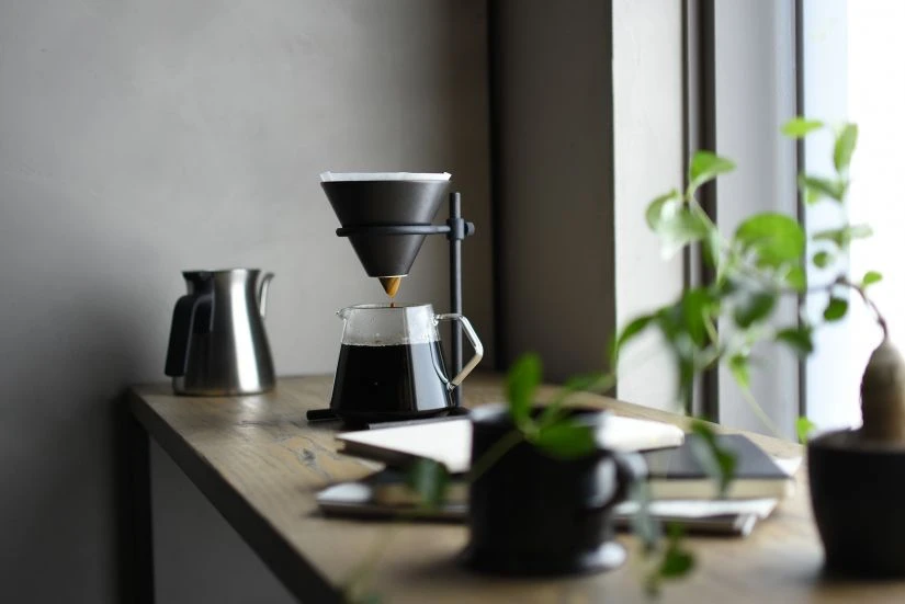 Kinto SCS-S04 Brewer Stand Set 4 Kuppia, Steel 2 Kinto SCS-S04 Brewer Stand Set 4 Kuppia, Steel - Image 2