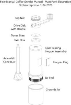 Orphan Espresso Fixie Manual Coffee Grinder -Coffee Related Products orphan espresso fixie manual coffee grinder 7087