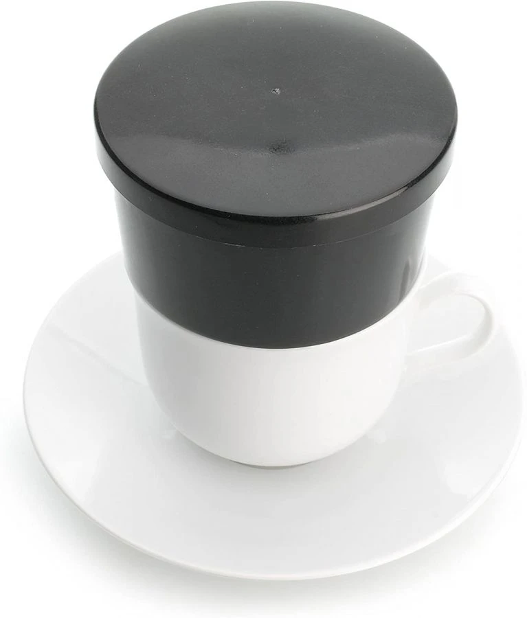 Saquella Caffé Filtro Classico Italiano Reusable One Cup Filter & 10 X Italian Coffee Bags 4 Saquella Caffé Filtro Classico Italiano Reusable One Cup Filter & 10 X Italian Coffee Bags - Image 4