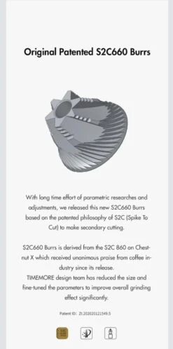 Timemore C3 MAX S2C Pro Coffee Grinder, Black -Coffee Related Products timemore c3 max 8281