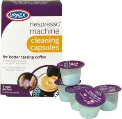 Urnex Nespresso Cleaning Capsules 5 Pcs -Coffee Related Products urnex nespresso cleaning capsules 7706